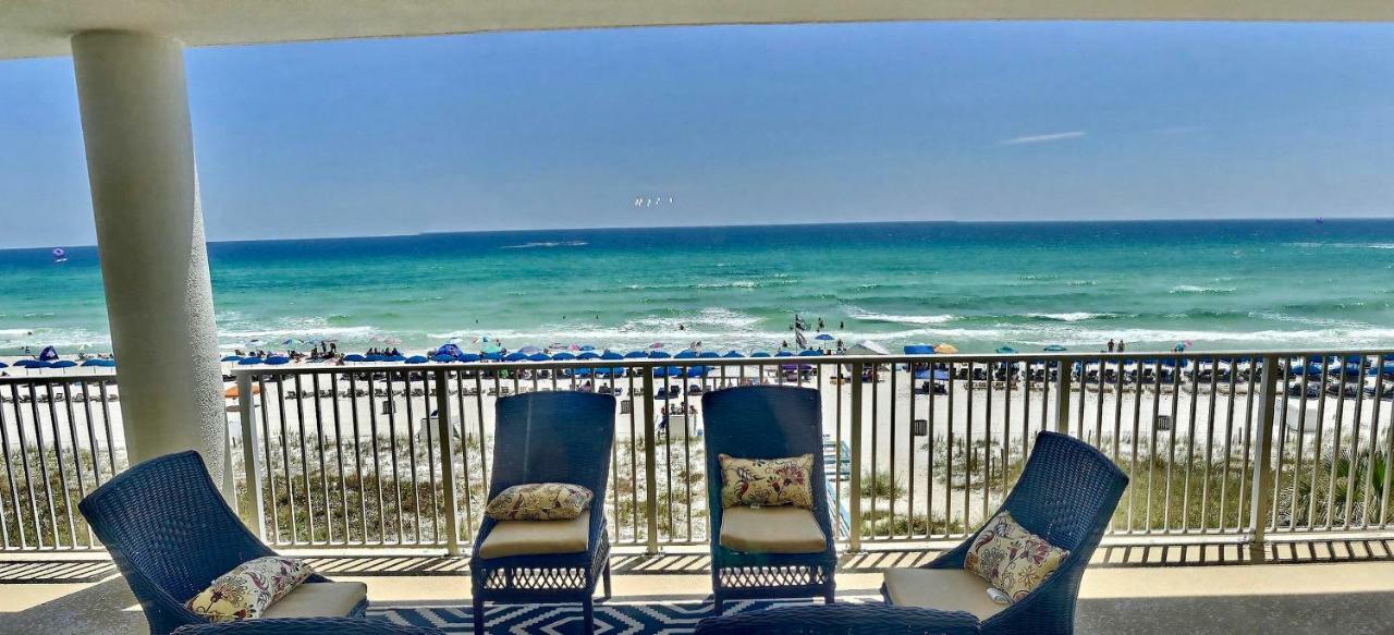 Barefoot Bliss - Beachfront Condo - Sleeps 12 Panama City Beach Bagian luar foto