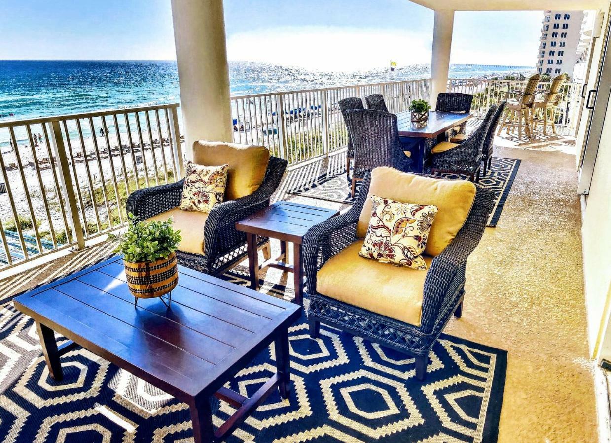 Barefoot Bliss - Beachfront Condo - Sleeps 12 Panama City Beach Bagian luar foto