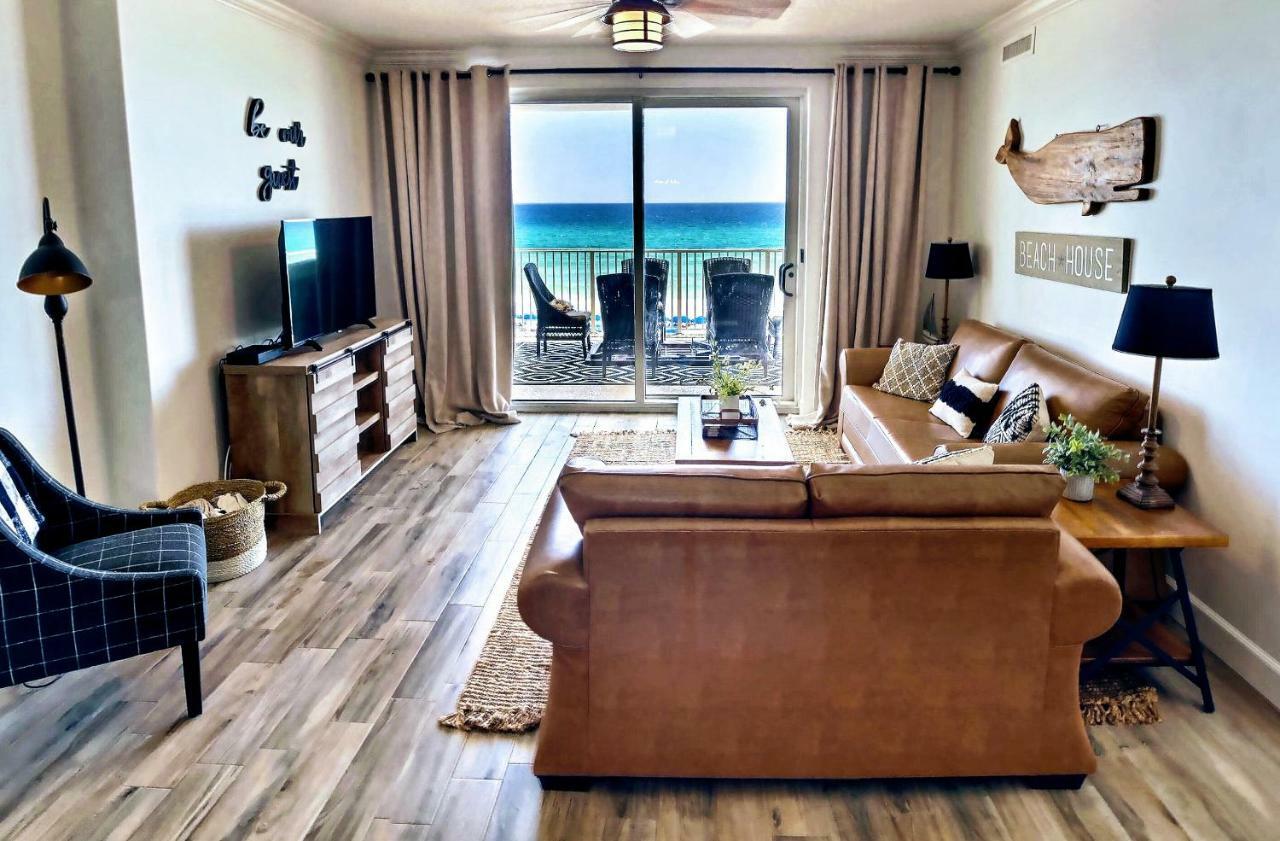 Barefoot Bliss - Beachfront Condo - Sleeps 12 Panama City Beach Bagian luar foto
