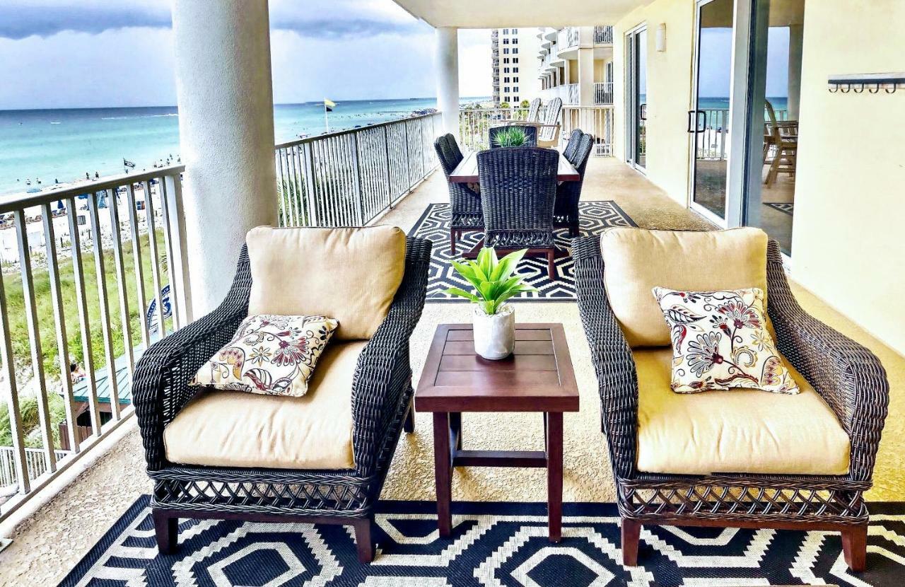 Barefoot Bliss - Beachfront Condo - Sleeps 12 Panama City Beach Bagian luar foto