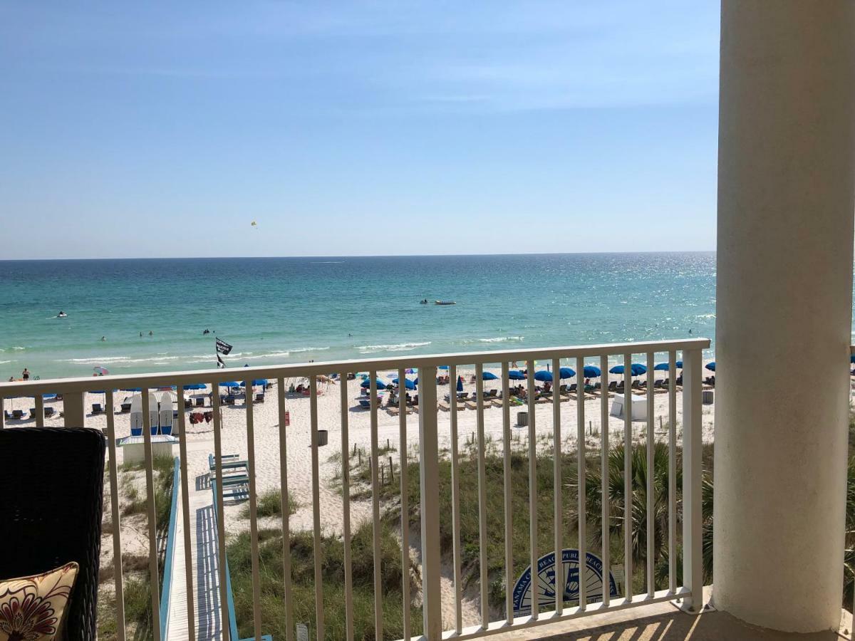Barefoot Bliss - Beachfront Condo - Sleeps 12 Panama City Beach Bagian luar foto