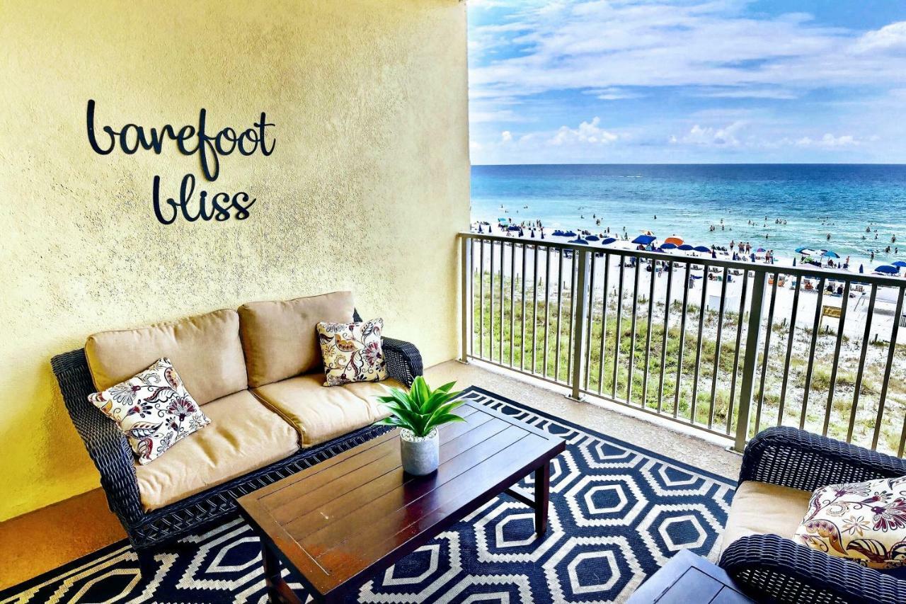 Barefoot Bliss - Beachfront Condo - Sleeps 12 Panama City Beach Bagian luar foto